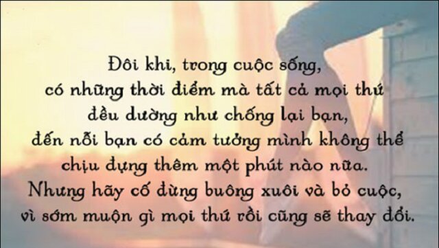 Stt về cuộc sống khó khăn để mạnh mẽ hơn
